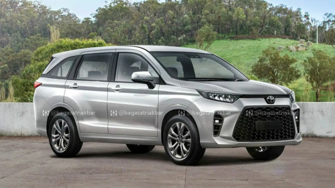 Desain digital Toyota Avanza baru