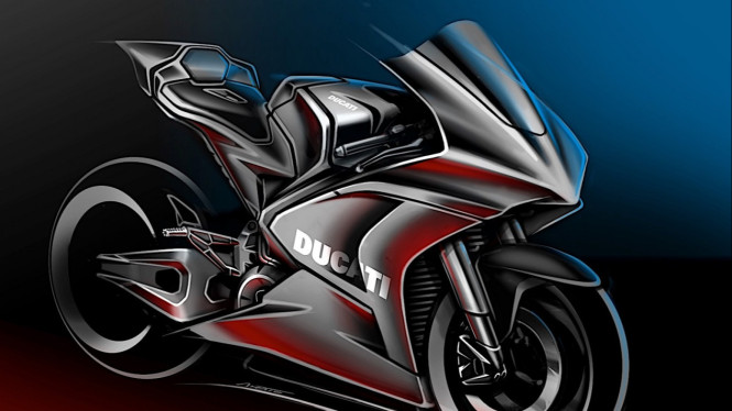 Motor listrik perdana Ducati.