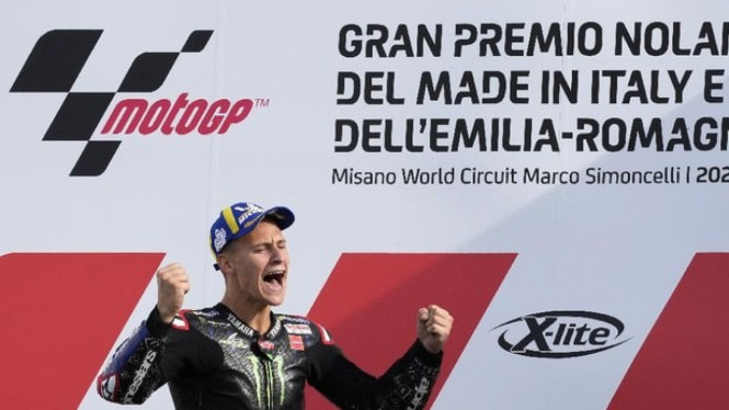 Fabio Quartararo. Foto: AP.