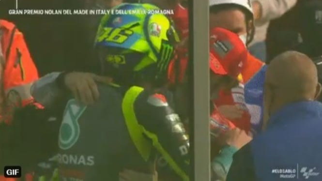 Valentino Rossi dan Francesco Bagnaia