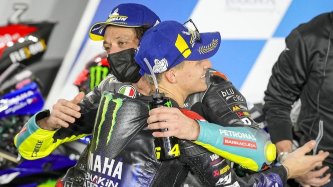 Valentino Rossi dan Fabio Quartararo.