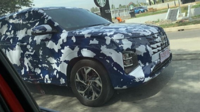 Hyundai Creta buatan Indonesia kepergok di jalan