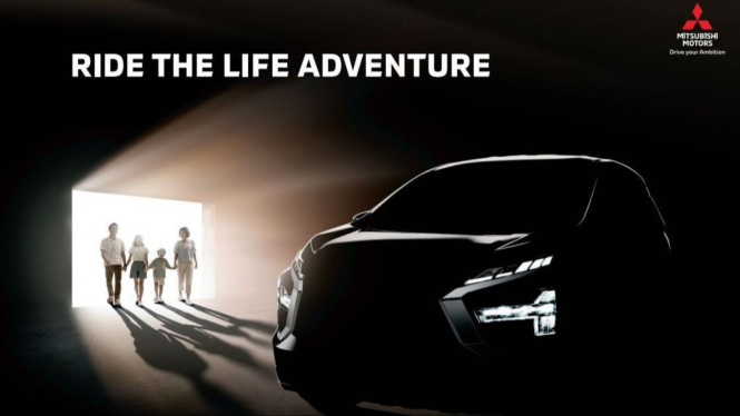 Teaser Mitsubishi Xpander Facelift.