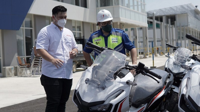 Honda ADV Jadi Motor Sirkuit Mandalika