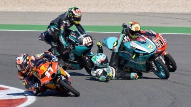 Darryn Binder Pelaku Tabrak Lari di Moto3