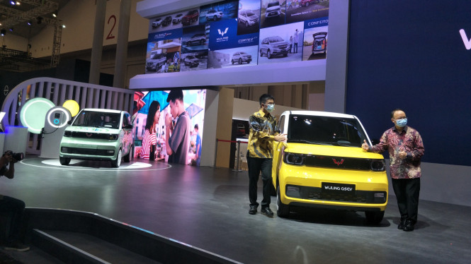 Mobil listrik Wuling di GIIAS