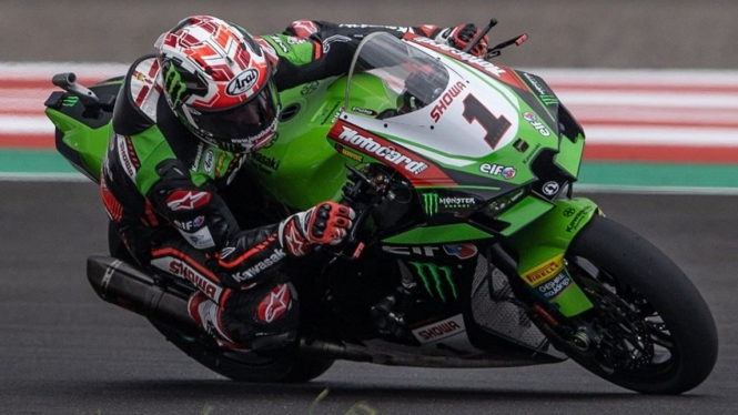 Jonathan Rea di Mandalika.