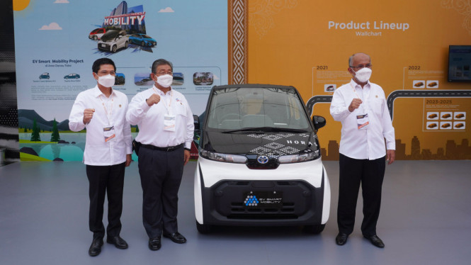 Toyota Hadir di Indonesia Electric Motor Show (IEMS) 2021