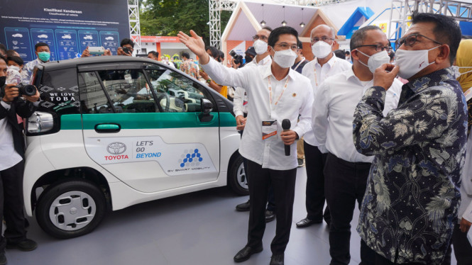 Toyota Hadir di Indonesia Electric Motor Show (IEMS) 2021