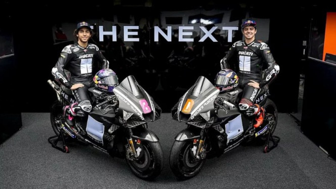 Pembalap Federal Oil Gresini di MotoGP 2022.