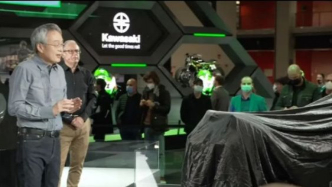 Kawasaki siap luncurkan motor listrik (EICMA)