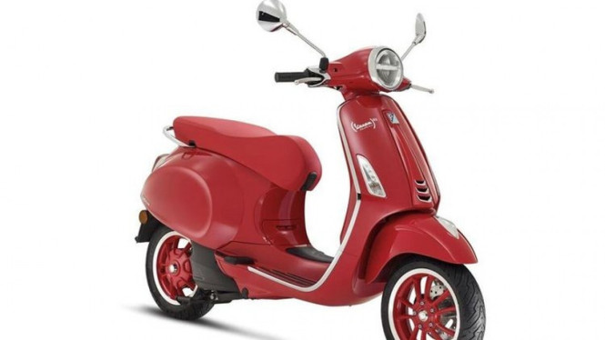 Motor listrik Vespa Electtrica Red di EICMA 2021