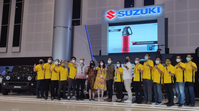 Suzuki di GIIAS Surabaya 2021.