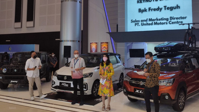 Suzuki di GIIAS Surabaya 2021.