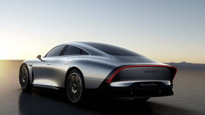 Mobil konsep Mercedes-Benz.