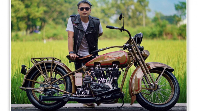 Motor Harley-Davidson suami Soimah