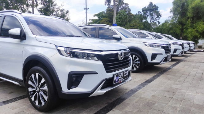 Honda BR-V Terbaru Dikirim ke Konsumen. Foto: Farhan Nurhuda.