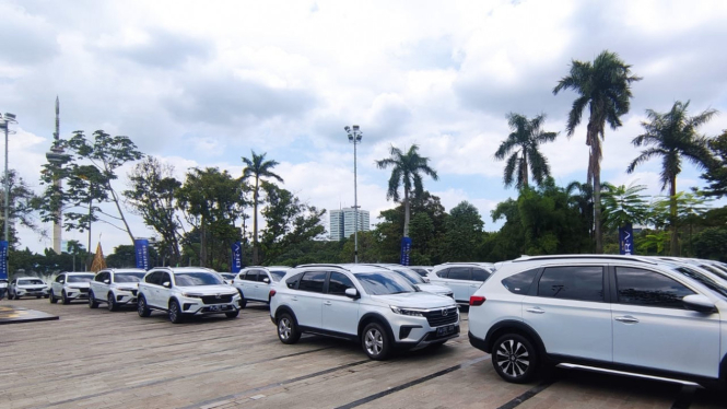 Honda BR-V Terbaru Dikirim ke Konsumen. Foto: Farhan Nurhuda.