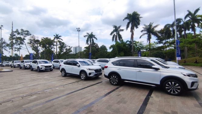 Honda BR-V Terbaru Dikirim ke Konsumen. Foto: Farhan Nurhuda.