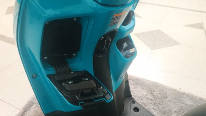 Yamaha Fazzio tempat cas hp atau USB