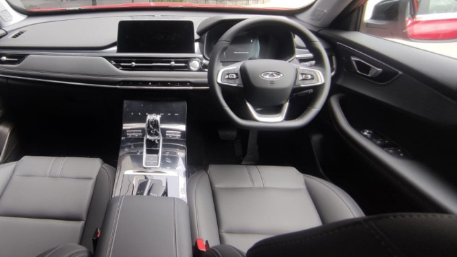 Interior Chery Tiggo.