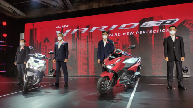 Honda Vario 160 meluncur di Indonesia