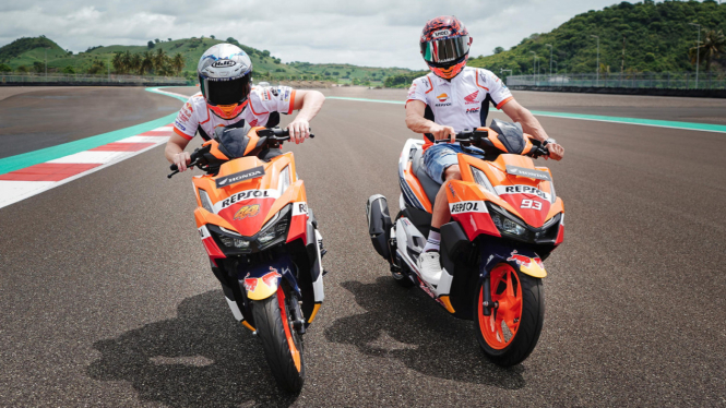 Honda Vario 160 Marc Marquez dan Pol Espargaro