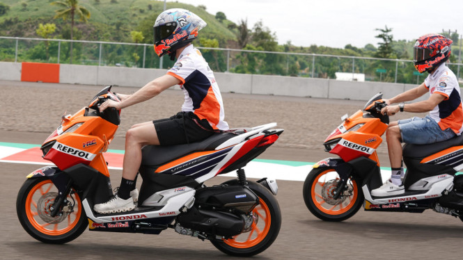 Honda Vario 160 Marc Marquez dan Pol Espargaro