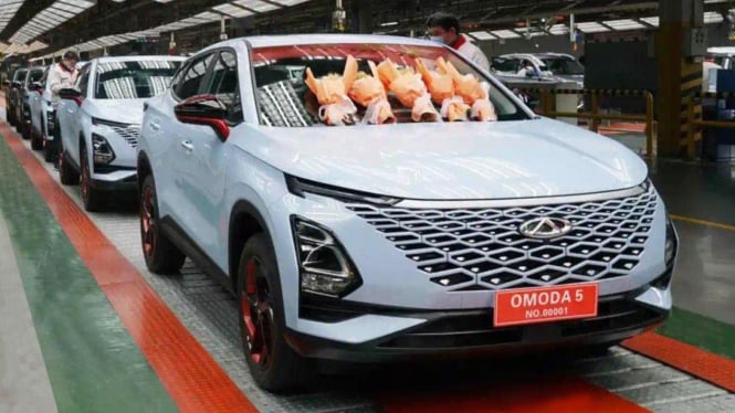 Chery Omoda 5 sudah produksi, siap dijual di RI