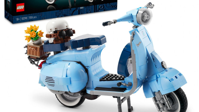 Kolaborasi Vespa dan Lego