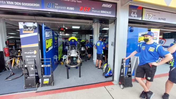 Paddock tim Yamaha VR46 Mastercamp