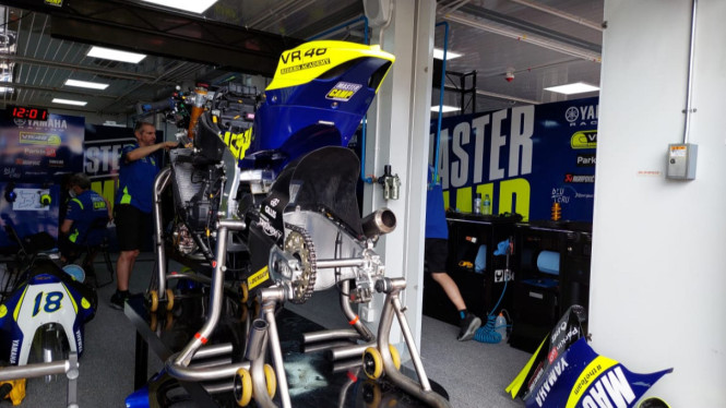 Paddock tim Yamaha VR46 Mastercamp