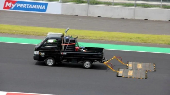 Suzuki Carry Pick Up di Mandalika