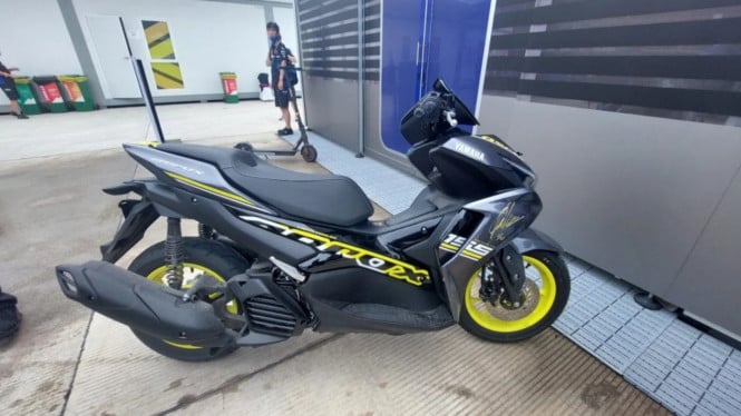 Yamaha All New Aerox 155 Connected Series di paddock