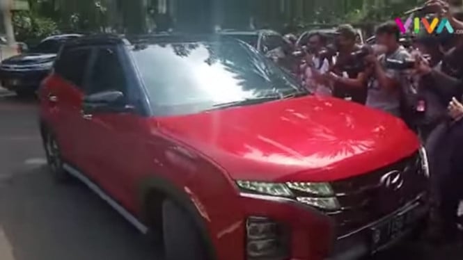 Marshel Widianto di Polda Metro Jaya naik Hyundai Creta