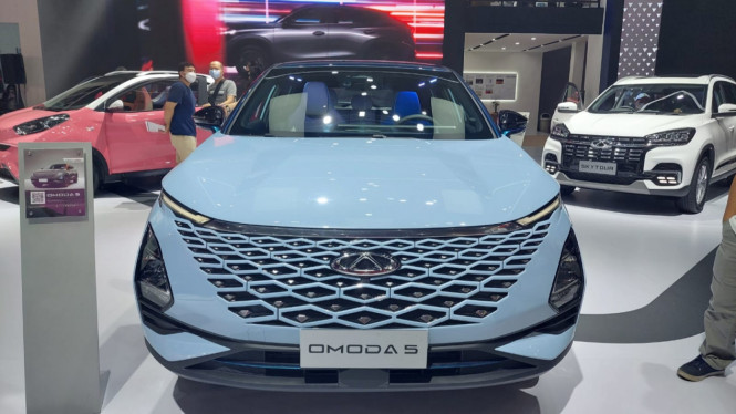 Chery Omoda 5 di Booth Chery IIMS 2022