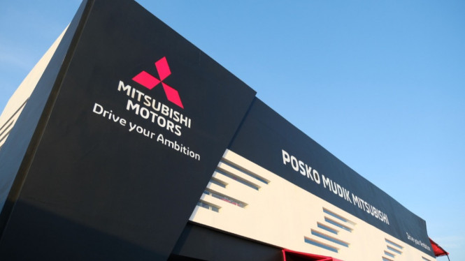 Posko mudik Mitsubishi