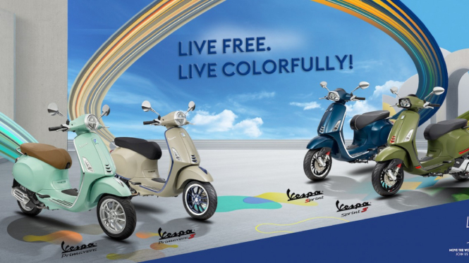 Warna baru semua model Vespa
