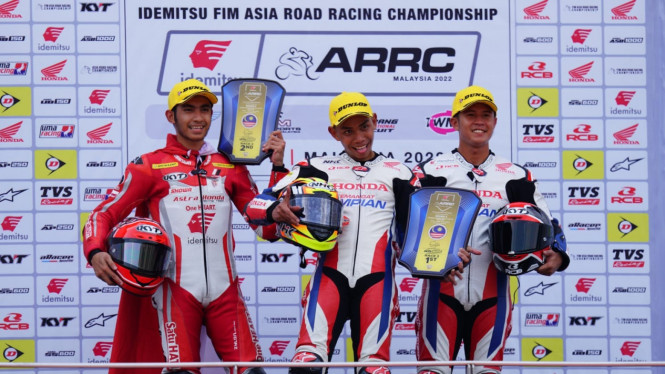 Pembalap muda Indonesia jadi juara di ARRC Sepang