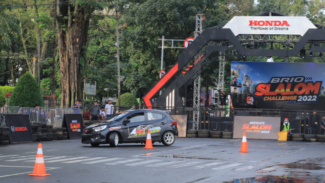Honda Brio Slalom Challenge 2022 putaran 2 di Bandung