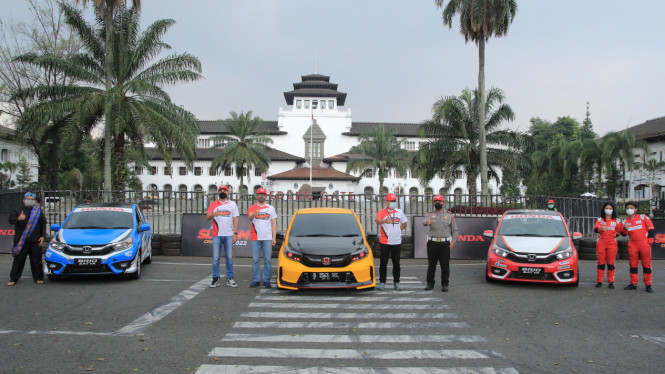 Honda Brio Slalom Challenge 2022 putaran 2 di Bandung