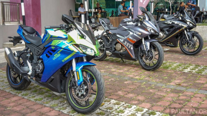 Motor China pesaing Ninja 250