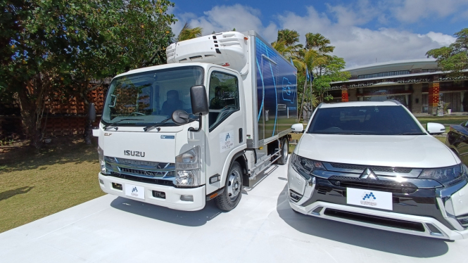 Truk listrik Isuzu Elf EV