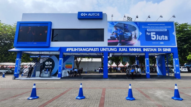 Booth OLX Autos di GIIAS 2022
