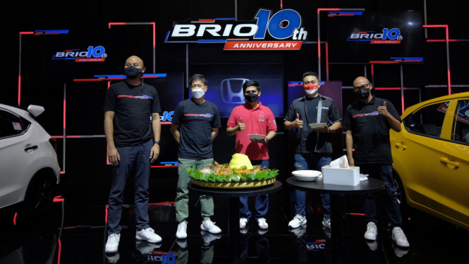 Honda Brio rayakan ulang tahun ke-10 di GIIAS 2022