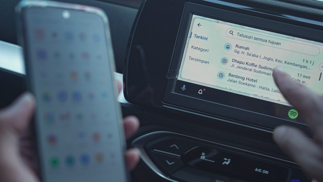 Sistem hiburan di All New Honda BR-V