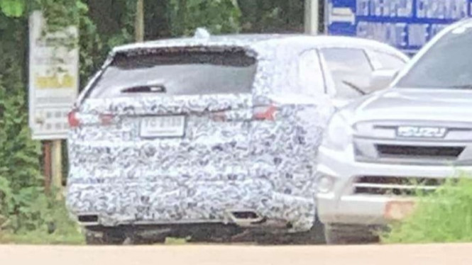 Honda CR-V baru kepergok kamera uji coba di jalan