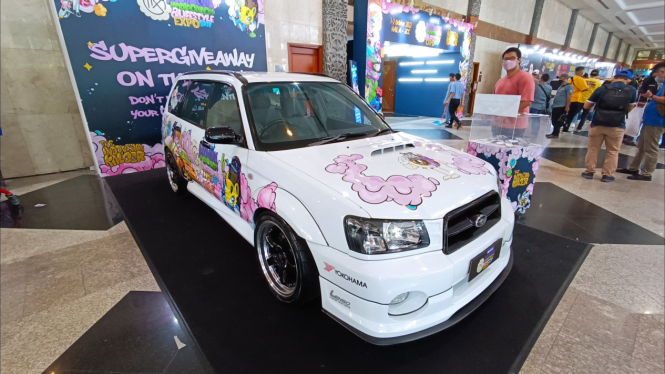 Mobil Subaru modifikasi hadiah IMX 2022