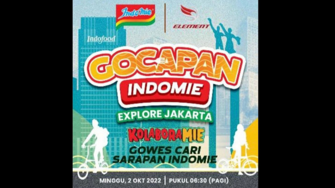 Gocapan Indomie rangkaian keseruan dalam rangka 50 tahun Indomie