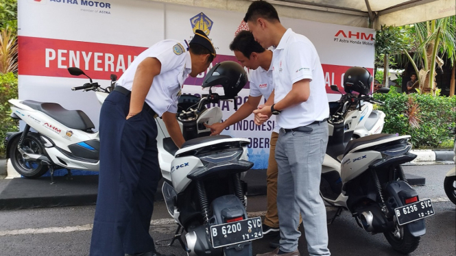 20 Unit Honda PCX Electric Jadi Motor Dishub di G20 Bali